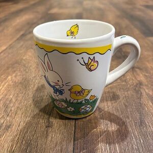 Westwood Easter Mug 14 oz Eileen Rosetti Bunny Chick Spring Coffee Cup